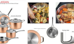 LASSANi: A Look Inside 3-Ply Copper Cookware